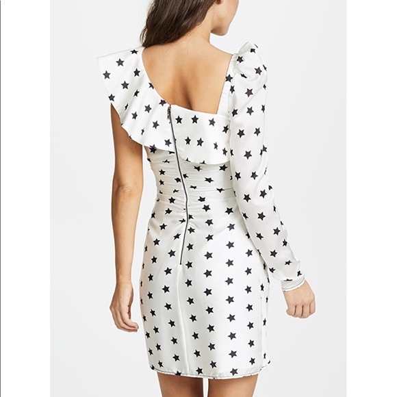 🎉🎉SELF-PORTRAIT Star print Asymmetrical Dress!🎉🎉 - Picture 4 of 12